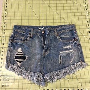 Denim shorts